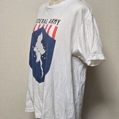 FEDERAL ARMY 海外 半袖Tシャツ Mサイズ バックプリント 古着の画像