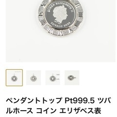 プラチナ　コイン　ペンダントの画像