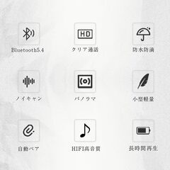【新品】空気伝導イヤホン 耳掛け式 耳を塞がない ノイズキャンセリング 音漏れ抑制の画像