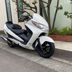 スズキ　スカイウェイヴ250タイプS　カスタム　実働中古車　低走行　タイヤ前後新品　バッテリー新品　オイル交換後引き渡し　書類ありの画像