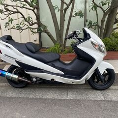スズキ　スカイウェイヴ250タイプS　カスタム　実働中古車　低走行　タイヤ前後新品　バッテリー新品　オイル交換後引き渡し　書類ありの画像