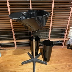 💈シャンプーボウル・ポータブル洗髪台セット の画像