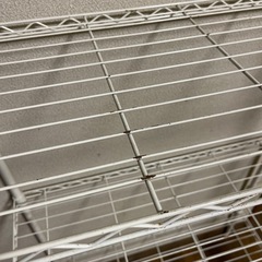 10/14まで❗️スチールラック 白 4段の画像