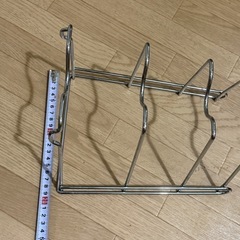 ニトリ鍋フタホルダー、フライパン置きの画像