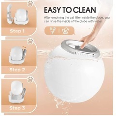 新品 セルフクリーニング猫用トイレボックス 複数の猫用大容量トイレボックス アプリ制御の画像