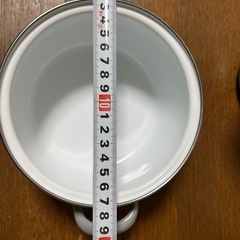 ホーロー鍋16cm 新品　宇野千代の画像