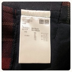 ‪꒰UNIQLO꒱‬チェック柄 カジュアル パンツ 秋冬 スラックスの画像