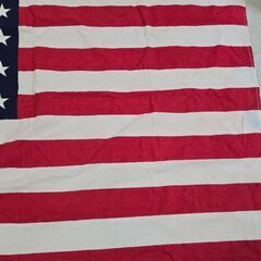 アメリカ国旗 星条旗 USA ヴィンテージ フラッグ 当時物 インテリア雑貨の画像