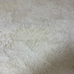 ホワイトラグ長方形の画像