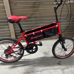 希少　スナップオン　カンガルーバイク　自転車　レッドの画像