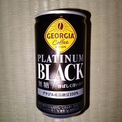 ジョージア コーヒー プラチナムブラック コカコーラ社製 185g　２０本の画像