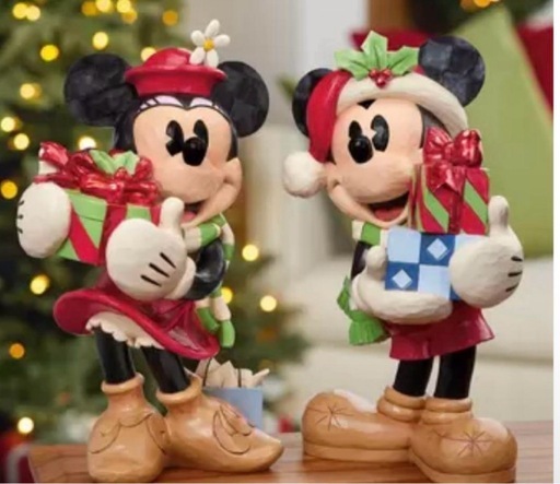 コストコ　クリスマス　ジムショア　ディズニー　ミッキー &ミニー　約43cm