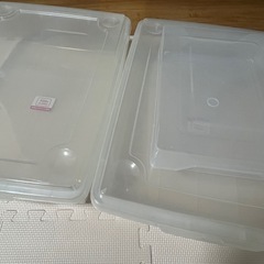 収納ケース×2 、ファイルホルダー1の画像