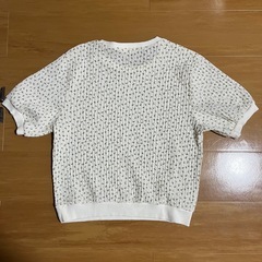 【10/28迄】美品 レディース 小花柄 半袖トップス Lサイズの画像