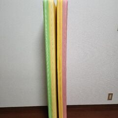 可愛い折り畳みフロアマット(赤ちゃんや幼児向け)約141×139cmの画像