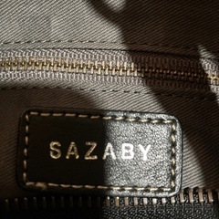 SAZABY革バックの画像