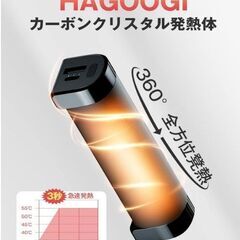 HAGOOGI 充電式カイロ 分離式 シャンパンカラーの画像