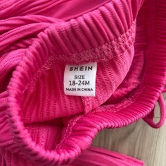 リボン付きパンツ ピンク  女の子 SHEIN シーイン 18-24M 80 90の画像