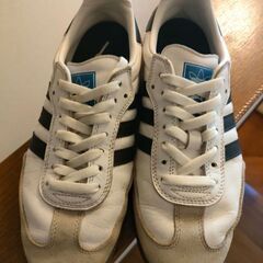 adidas samba サンバ ホワイト 　27.5cmの画像