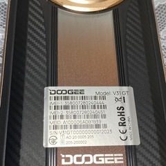 DOOGEE V31GT SIMフリー ナイトビジョン　サーモグラフィーカメラ　搭載　Androidスマートフォン ジャンクの画像