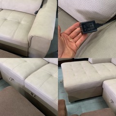 新品   収納ボックス付き　ソファベッドの画像
