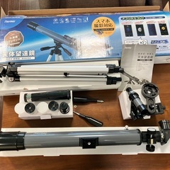天体望遠鏡　スマホ撮影可能　Raymay藤井　RXA104　中古品の画像