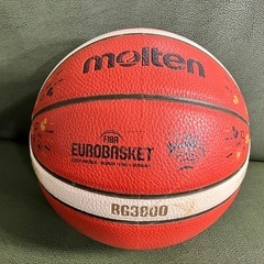 バスケットボール　7号　molten BG3800 　中古の画像