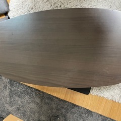 【購入者決定】【ニトリ】折りたたみローテーブル　ダークブラウンの画像