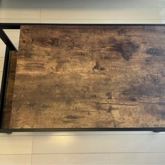 収納付き　ローテーブル　古木柄の画像