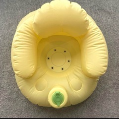 ベビーバスチェア 黄色　baby craftの画像