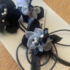 4点セット！結婚式&パーティーに【  コサージュ  】 【 ヘアピン 】いろいろの画像