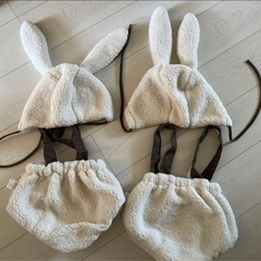 ニューボーンフォト　ハロウィン　うさぎの画像