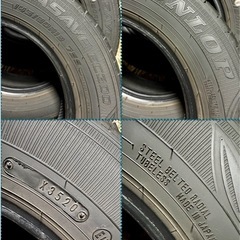 「41」　145/80R13 ダンロップ エナセーブの中古タイヤ4本の画像