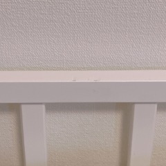 ベビーベッド　ホワイトの画像