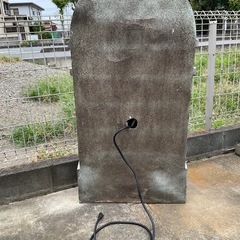 ライオン ガーデン用ウォールファウンテン 壁泉 動作品 補修跡有り ヨーロッパ庭園建築風 100V循環ポンプ噴水  樹脂製の画像