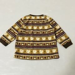 【UNIQLOあったか・2点セット】フリースパジャマ　上下セット　90サイズの画像