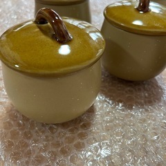 陶器　５つセット　茶碗蒸しなどの画像