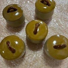 陶器　５つセット　茶碗蒸しなどの画像