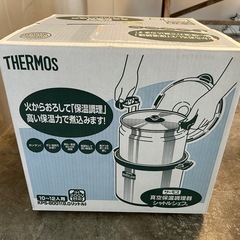 ［1回使用品］サーモス 真空保温調理器 シャトルシェフ 8.0L ブラック KPS-8001 BK 価格ご相談 の画像