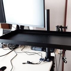 ROUNDS トレイアームスタンド 小物置き 机上収納の画像