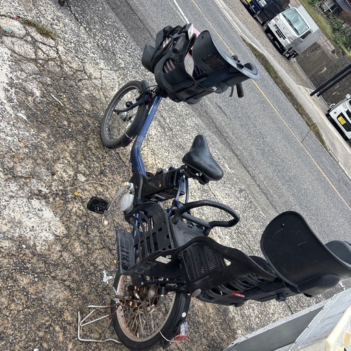 話し中電動自転車