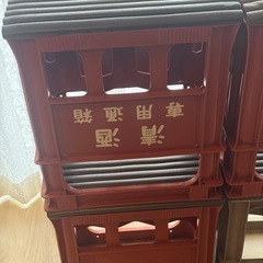 居酒屋の簡易の椅子(清酒ボックス)の画像