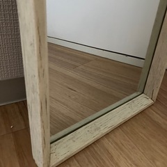 【無償】ウッドフレームミラー全身鏡の画像
