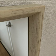 【無償】ウッドフレームミラー全身鏡の画像