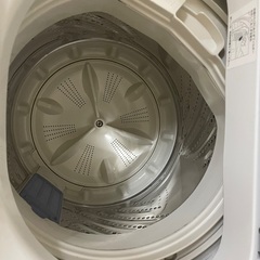 綺麗な洗濯機です。の画像