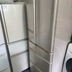 北九州市内配送無料　保証付き シャープ SHARP 冷蔵庫（440L・フレンチドア） プラズマクラスター7000搭載 ゴールド系 SJ-XF44Wの画像