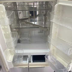 北九州市内配送無料　保証付き シャープ SHARP 冷蔵庫（440L・フレンチドア） プラズマクラスター7000搭載 ゴールド系 SJ-XF44Wの画像