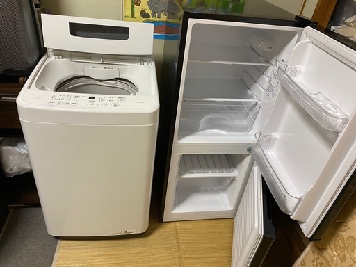 生活家電冷蔵庫と洗濯機セット　2023年製