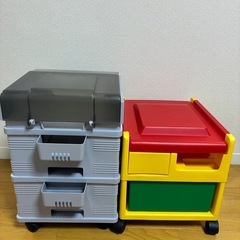 ゲーム機 収納ワゴン 
キャスター付きの画像