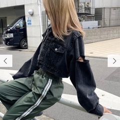 新品未使用、未開封　EVRIS（エヴリス）スリットパンツ　半額以下　定価8800の画像